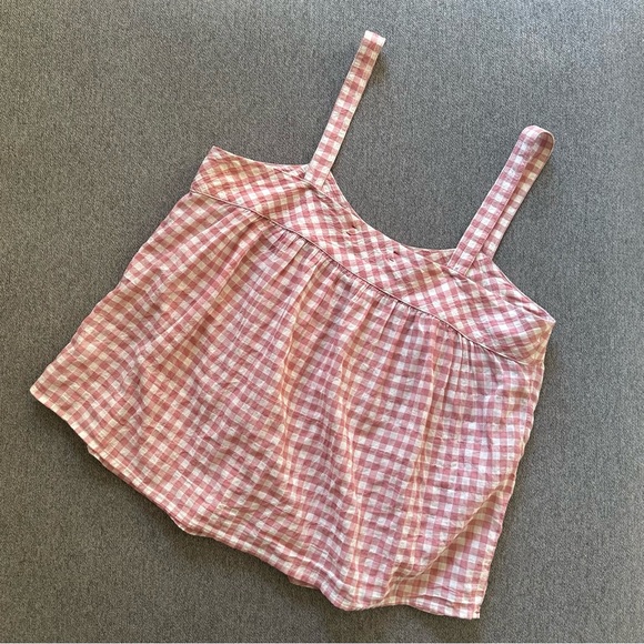 XiRENA Rose Gingham Tank Top Medium - Picture 5 of 5